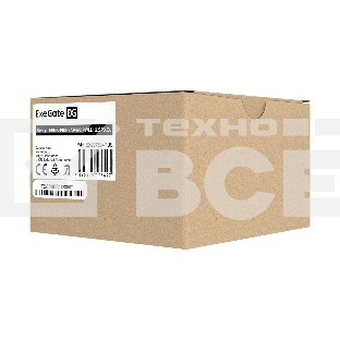 Кулер для процессора ExeGate ESNK-P0062AP4v2.PWM.1U.SP3.Cu медный, 80 мм, медь, 6300 об/мин, 63 дБ, 4 pin, 165 Вт, 27 мм