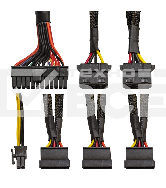 Компьютерный корпус Miditower ExeGate XP-401-400W-12 (ATX, БП XP400 с вент. 12см, 2*USB, аудио, черный)