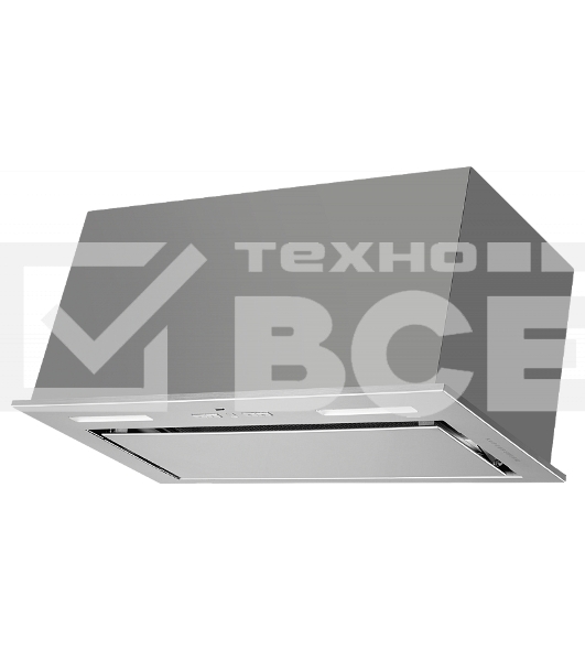 Вытяжка встраиваемая Kuppersberg Ibox 60 X нержавеющая сталь, 60 см, 1100 м³/ч, 49 дБ