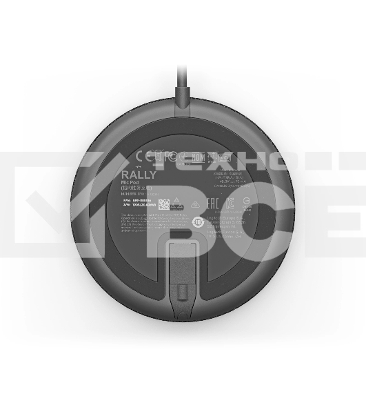 Микрофон Logitech Microphone for Rally Ultra-HD ConferenceCamMic Pod черный