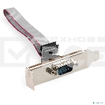 Планка портов в корпус 1xCOM ExeGate BrctDB91-LP (Com 10-pin (F) --> RS232 DB9 Male, кабель 20 см, Low Profile), фото5