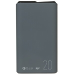 Портативный аккумулятор OLMIO QS-20, 20000mAh, 22.5W QuickCharge3.0/PowerDelivery, LCD, темно-серый, фото8