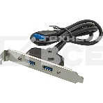 Адаптер USB Bracket Noname 2xUSB3.0 Bulk, фото 1