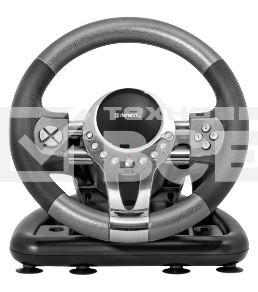 Руль Defender FORSAGE {12 кн+2перекл.+1перекл. 8-ми позиц., USB}