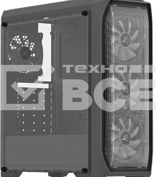Компьютерный корпус ZALMAN N5 MF, ATX, BLACK, WINDOW, 1x5.25