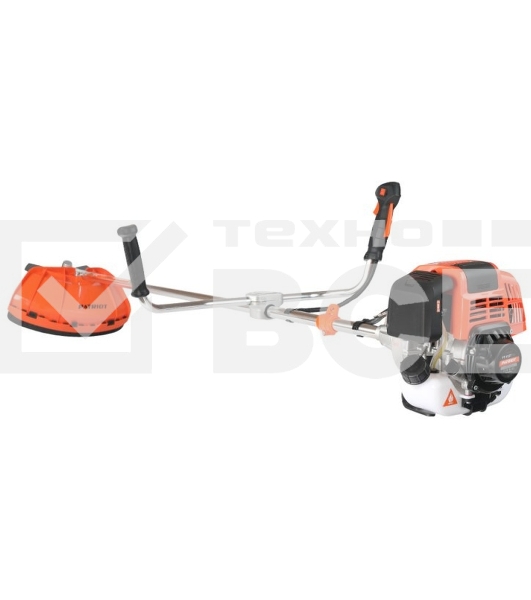 Бензотриммер PATRIOT PT 415T (1+1) [250106242]{4-ТАКТНЫЙ двигатель, раб.объем 31сс, 1.3 л.с., полуавтоматическая катушка,3Т нож, 40Т диск, ранцевая портупея}