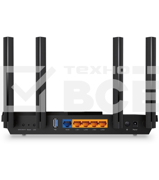 Роутер беспроводной TP-Link Archer AX55 AX3000 10/100/1000BASE-TX черный