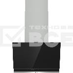 Вытяжка наклонная Gorenje WHI649X21P, 740 м2/ч, 250 Вт, режимы - отвод, циркуляция, ширина 60 см, нержавеющая сталь, черное стекло, фото2