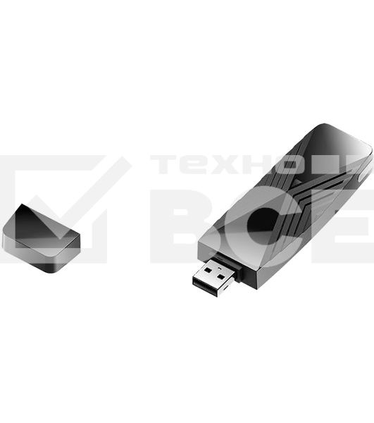 Сетевой адаптер WiFi D-Link DWA-X1850 DWA-X1850/A1A AX1800 USB 3.0 (ант.внутр.)
