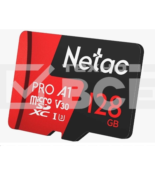 Флеш карта MicroSD card Netac P500 Extreme Pro 128GB, retail version w/o SD adapter