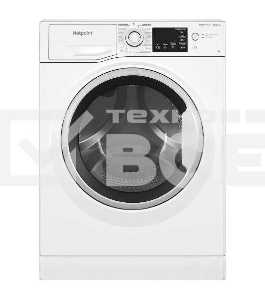Стиральная машина Hotpoint NSB 7239 W VE RU белый, загр. фронтальная макс.: 7 кг 1200 об/мин класс: А