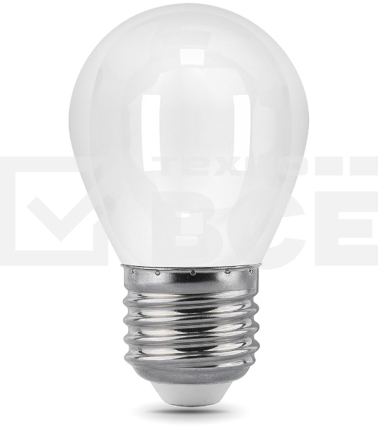 Лампа светодиодная Filament Шар E27 5Вт 4100К OPAL GAUSS 105202205