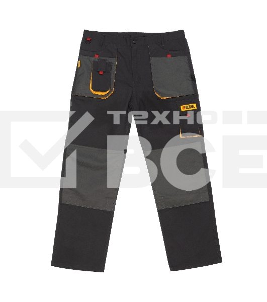 Брюки профессиональные рабочие, 65% полиэстер 35% хлопок, XXXL Denzel