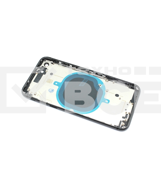 Задняя крышка (корпус) в сборе с рамкой для Apple iPhone 8 черный