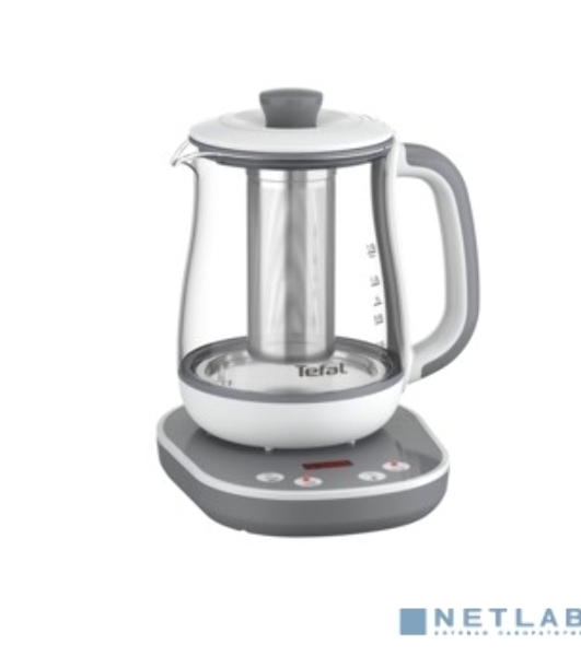 Чайник электрический Tefal BJ551B10 1.5 л, 1430 Вт, белый/серый