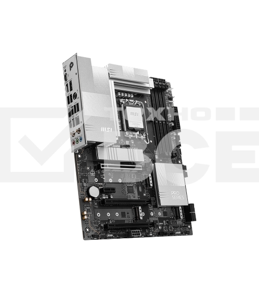 Материнская плата MSI PRO Z890-P WIFI, LGA 1851, Intel Z890, 4xDDR5, 4xSATA, 4xM.2, 1xPCIe 5.0 x16, 2xPCIe 4.0 x4, 1xPCIe 3.0 x1, 1xHDMI, 1xDP, 1xUSB-C Thunderbolt 4, 1xUSB-C 3.2 Gen 2, 1x 5Gb LAN, 2xUSB-A 3.2 Gen 1, 1xUSB-A 3.2 Gen 2, 4xUSB-A 2.0, 3x3.5 