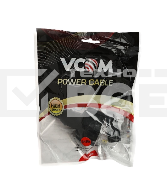Кабель-переходник UPS->розетка VCOM (IE-320 C14 to Socket Type-F) 3Gx0,75mm VDE <CE002>
