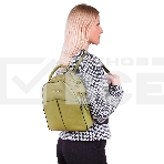 Рюкзак женский Piquadro Ashley CA6454W134/VE оливковый/бежевый кожа, фото 1