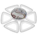 Потолочная люстра ESCADA 10218/4 LED*112W Chrome, фото 1