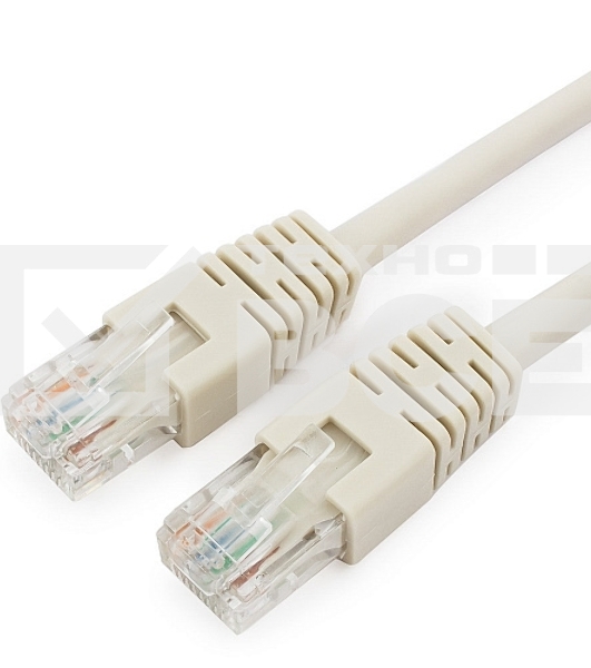 Патч-корд UTP Cablexpert кат.6, 5м, литой, многожильный (серый)