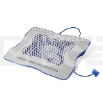 Аксессуар к ноутбуку CROWN Подставка для ноутбука CMLC-1001 silver&blue (до 15,6