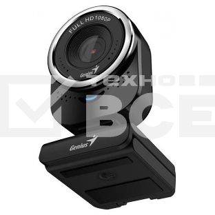 Веб-камера Genius Webcam QCam 6000, 2MP, Full HD, Black [32200002407/32200002400]