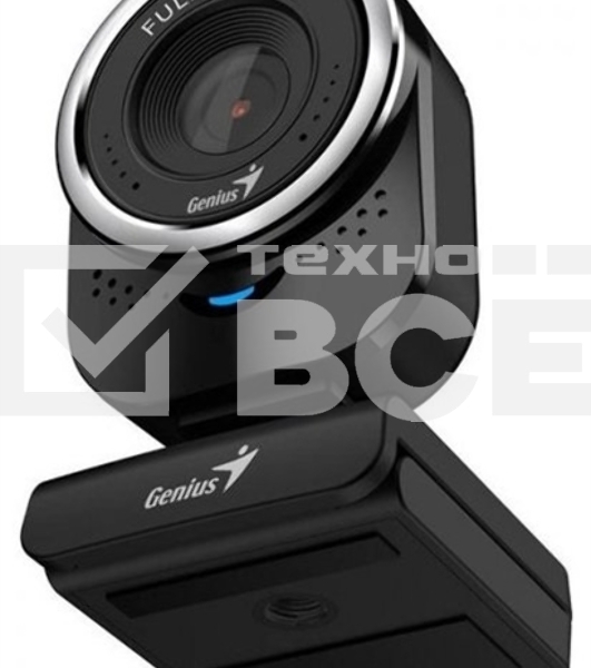 Веб-камера Genius Webcam QCam 6000, 2MP, Full HD, Black [32200002407/32200002400]