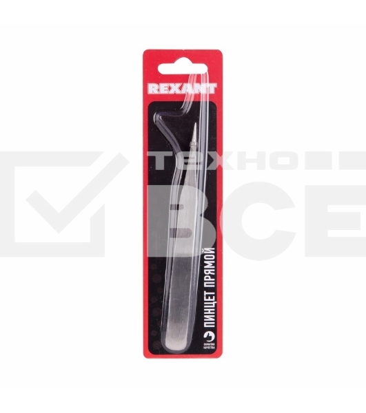 Пинцет прямой Rexant 120 мм