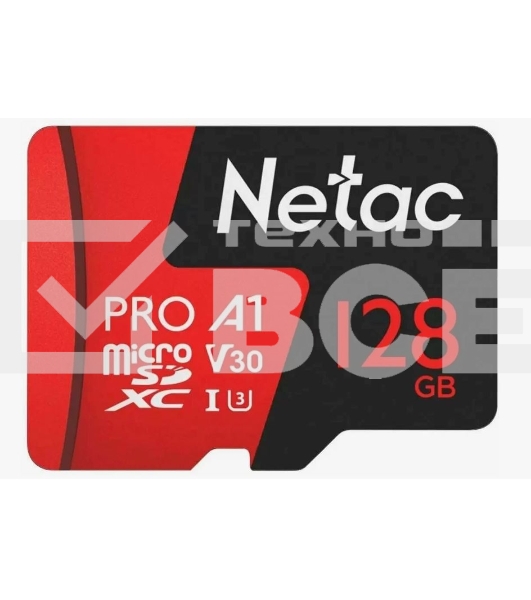 Флеш карта MicroSD card Netac P500 Extreme Pro 128GB, retail version w/o SD adapter