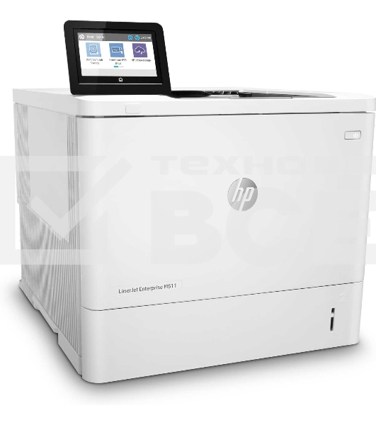 Принтер лазерный HP LaserJet Enterprise M611dn (7PS84A), A4, ч/б, печ. до 61 стр/мин., 1200 x 1200 dpi, USB, RJ-45