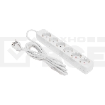 Удлинитель STANDARD 6 гнезд, 5м, 3х1,0мм², с/з, белый REXANT, фото3