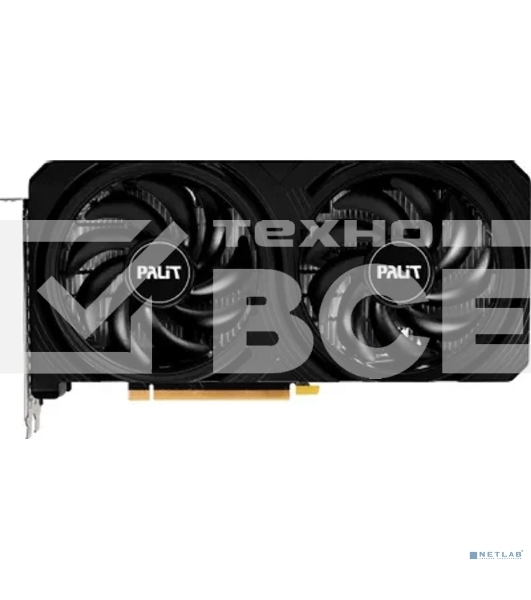 Видеокарта Palit RTX4060 INFINITY 2 OC NVIDIA GeForce RTX 4060 8Gb 128bit PCI-E 4.0 GDDR6 1830/17000 HDMIx1 DPx3 HDCP Ret