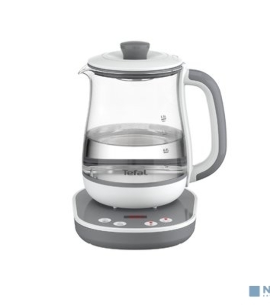 Чайник электрический Tefal BJ551B10 1.5 л, 1430 Вт, белый/серый