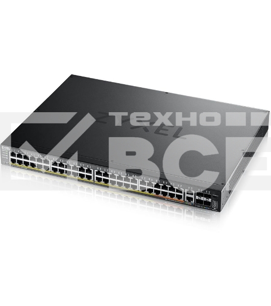 Коммутатор L3 Access Zyxel NebulaFlex Pro XGS2220-54FP, rack 19