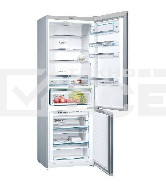 Холодильник Bosch KGN49LB30U черный двухкамерный 330/105л морозилка снизу, No Frost