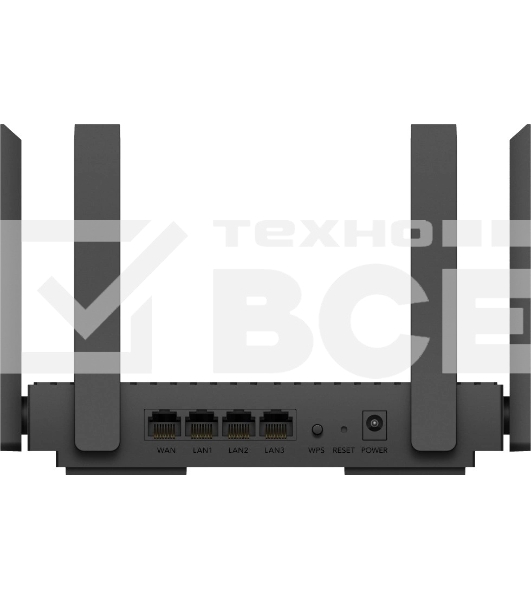 Роутер Cudy WR3000 AX3000 10/100BASE-TX/Wi-Fi черный