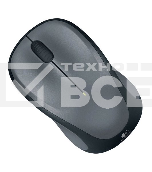 Мышь беспроводная Logitech M235 серый/черный, 1000 dpi, радиоканал, USB, кнопки - 3