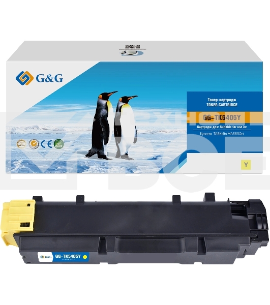 Картридж лазерный G&G GG-TK5405Y (TK-5405 Y) желтый (10000 стр.) для Kyocera TASKalfa MA3500ci
