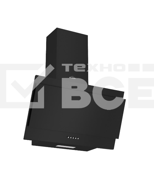 Вытяжка Elikor titan 60P-430-K3D черный