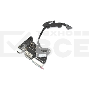 Плата I/O с разъемами Audio USB MagSafe 2 MacBook Air 11 A1465 Mid 2013 Early 2014 Early 2015