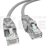 Патч-корд NTSS NTSS-PC-UTP-RJ45-5e-1.0-LSZH-GY NTSS-PC-UTP-RJ45-5E-1.0-LSZH UTP RJ-45 вил.-вилка RJ-45 кат.5E 1м серый LSZH (уп.:1шт) 26AWG, фото4