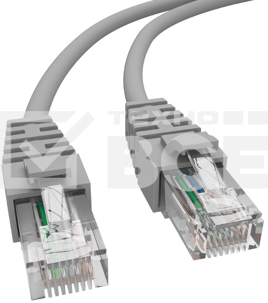 Патч-корд NTSS NTSS-PC-UTP-RJ45-5e-1.0-LSZH-GY NTSS-PC-UTP-RJ45-5E-1.0-LSZH UTP RJ-45 вил.-вилка RJ-45 кат.5E 1м серый LSZH (уп.:1шт) 26AWG