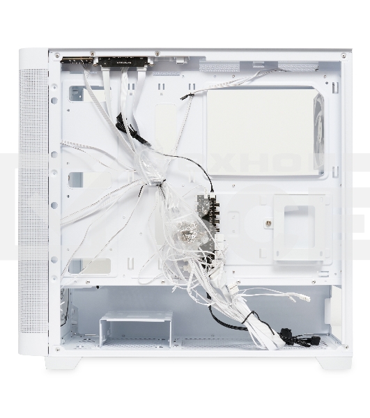 Компьютерный корпус  HSPD M740, Mesh Mid Tower, белый, TG, 0.6 SPCC, 4x120mm ARGB E-ATX, ATX, mATX, mITX 170/400/200mm 4x2.5
