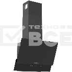 Наклонная вытяжка Kuppersberg F 603 B, 60 см, High-Tech, таймер, макс. производительность 850 м3/ч, 3 скорости, обратный клапан, сенсорное управление, дисплей, LED освещение, уровень шума 53 дБ, цвет черный, фото 1