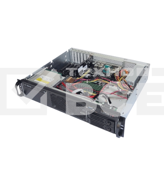 Серверный корпус Ablecom 2U chassis; ATX, Micro-ATX, Mini-ITX MBs; 2 x 3.5''hs + 2 x 3.5'' internal + 1 x 2.5'' internal; flex ATX 500W; no rails