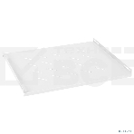 Полка Cabeus, стационарная, 1U, 35х495х400 мм (ВхШхГ), для шкафов глубиной 600мм, с комплектом крепежа, серый, фото 1