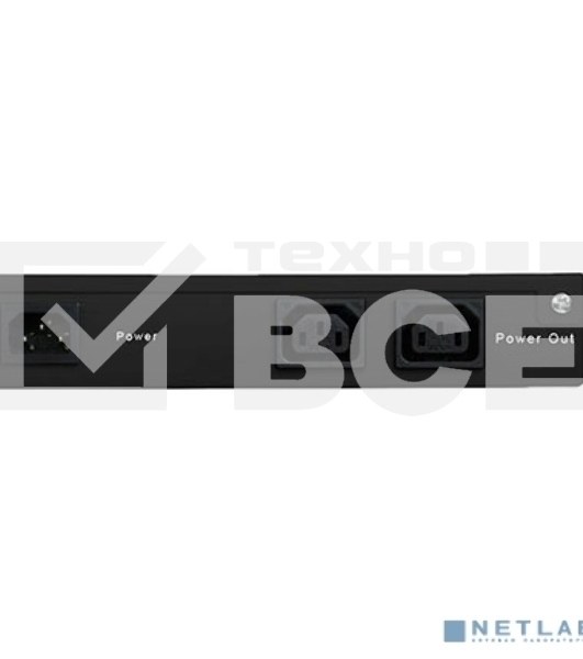 Микропроцессорная контрольная панель Cabeus, 19', 1U, 45х425х120 мм (ВхШхГ), для телекоммуникационных шкафов, чёрный