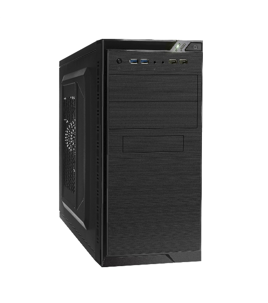 Компьютерный корпус Minitower ExeGate EX272748RUS QA-412U Black, mATX, (XP600, Black, 120мм), 2хUSB+2хUSB 3.0, Audio