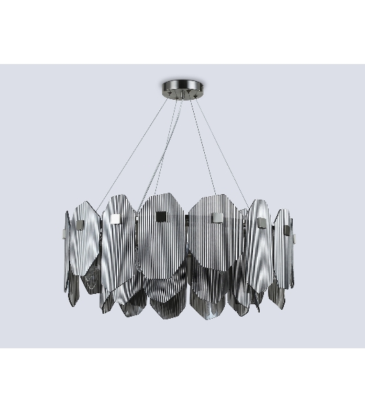 Светильник Ambrella light LH31203/8 SN/SM сатин никель/дымчатый E14*8 max 40W D650*270