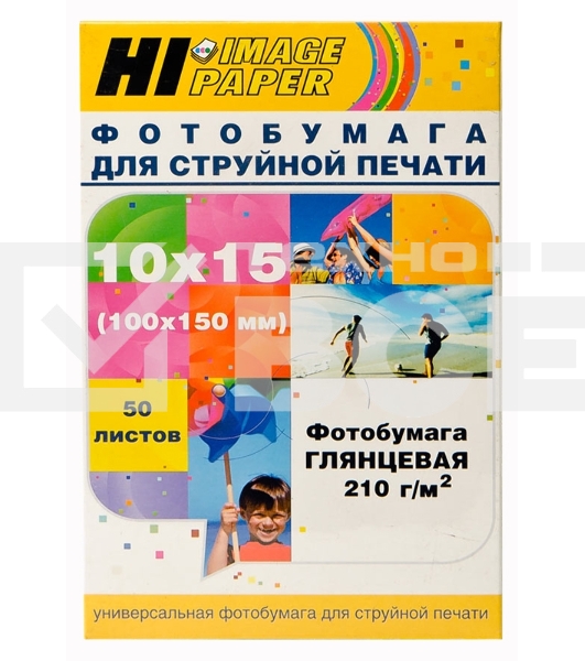 Бумага Hi-Black A2113 Фотобумага глянцевая односторонняя (Hi-image paper) 10x15, 210 г/м, 50 л. (H210-4R-50)